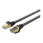 Unitek C1897BK Series CAT 7 Afskærmet parsnoet kabel (SSTP) 10m Patchkabel Sort